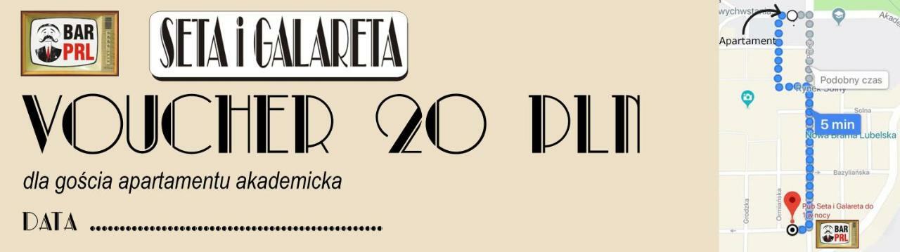 Apartament Akademicka Zamość Eksteriør bilde